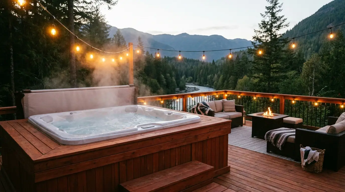 Hot tub retreats